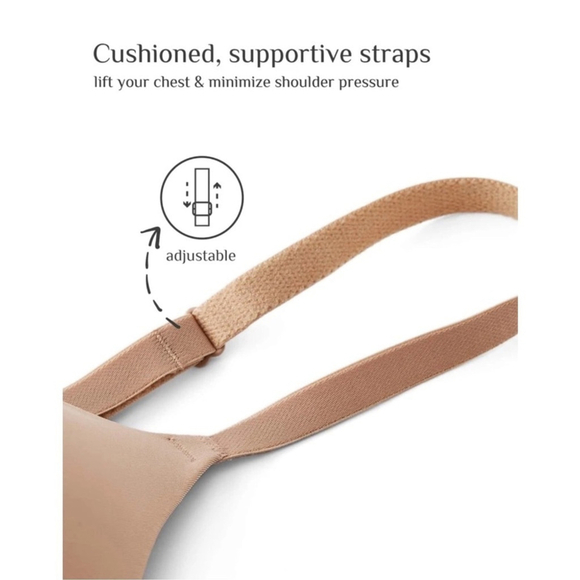 SHEIN LUVLETTE Dream Curve Support+ Wireless T-Shirt Bra – Size 34D/34DD - Picture 6 of 8